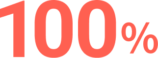 100％
